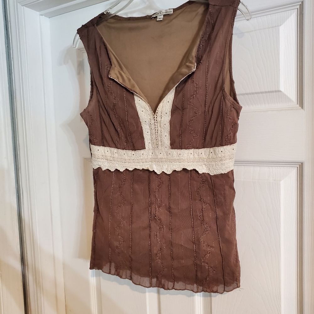 Brown shirt